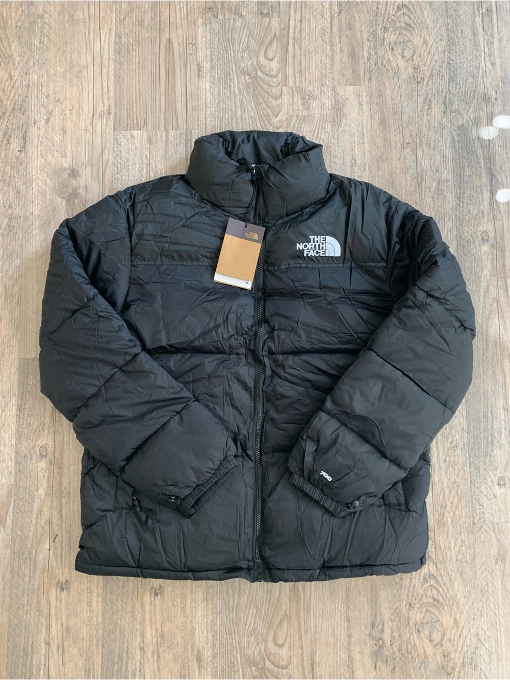 The North Face Men's Black Puffer Jacket with Logo